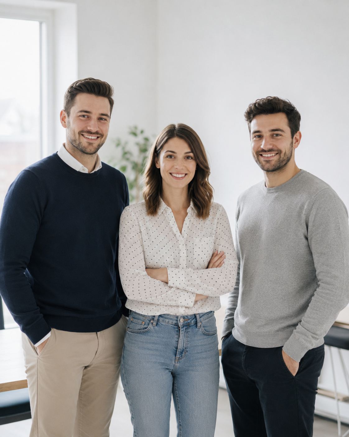 Nick, Bruce and Alex — the JMH Financial team